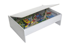 White Double Decker Train Table